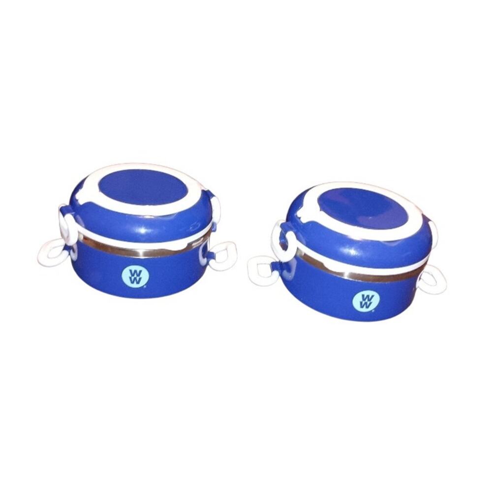 WW Weight Watchers Stackable Lunch Box Food Storage Container Set Bento Style